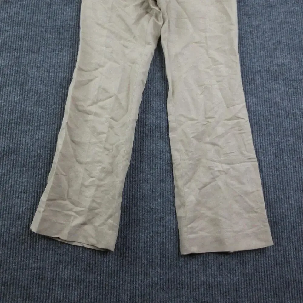 Banana Republic Pants Womens 0 Beige Linen Blend Twill Dress Straight 30x30*